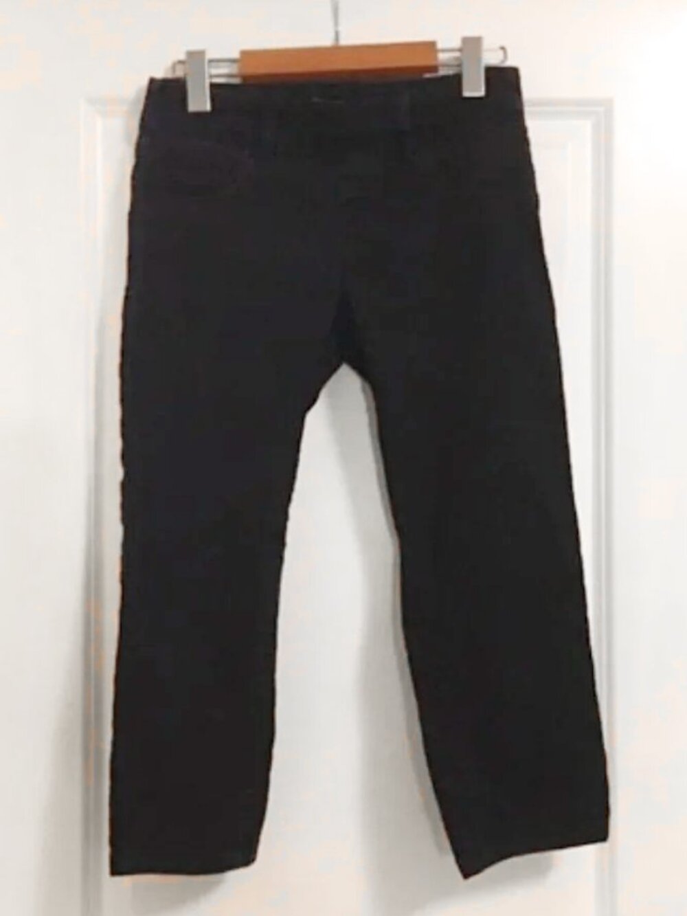 Suko Jeans Black Soft Stretchy Cropped Denim Capri Pants - 4